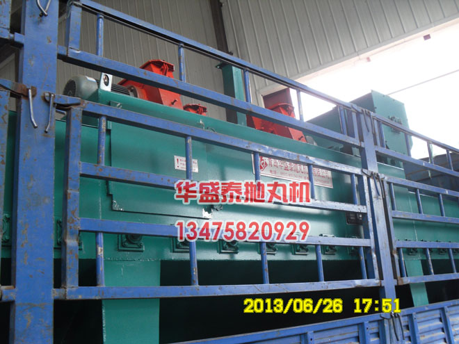 石材拋丸機(jī)室體裝車圖