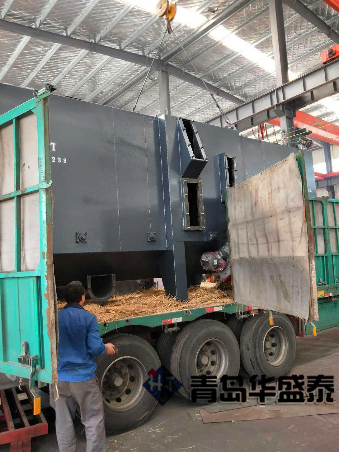 發(fā)往陜西榆林6910軌道通過式拋丸機發(fā)貨現(xiàn)場