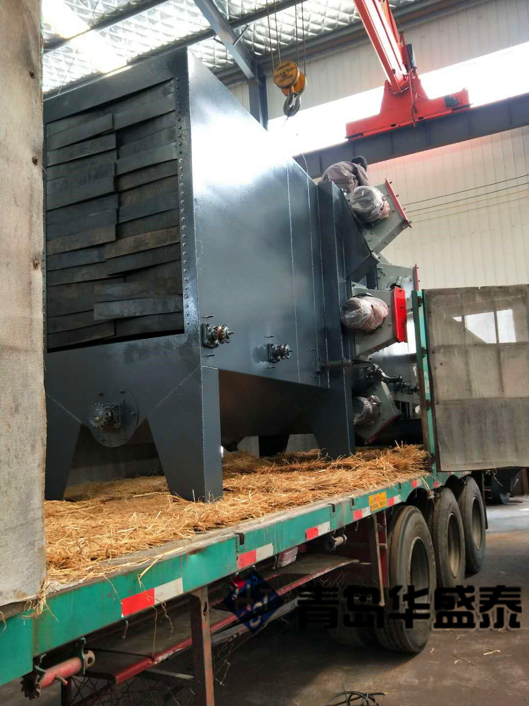 發(fā)往陜西榆林6910軌道通過式拋丸機發(fā)貨現(xiàn)場