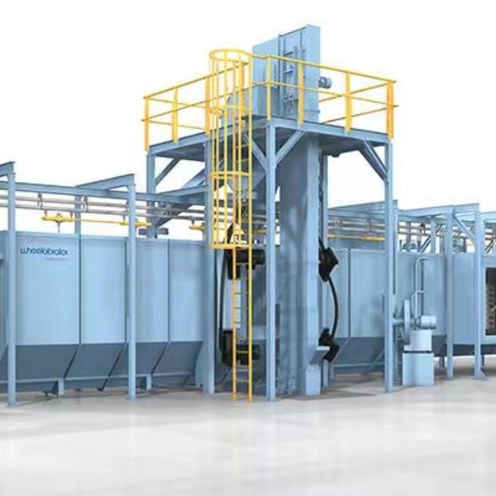 打砂機_打砂機英文_轉(zhuǎn)臺式打砂清理機