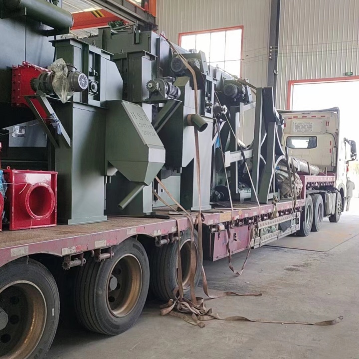 除銹拋丸機操作步驟視頻_除銹拋丸機的作用和工作原理_橡膠履帶式拋丸除銹機