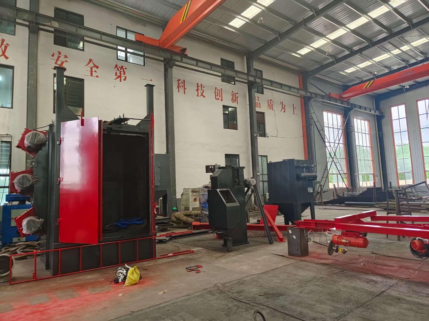 除銹拋丸機工作原理_吊掛拋丸除銹機_除銹拋丸機吊掛多少錢